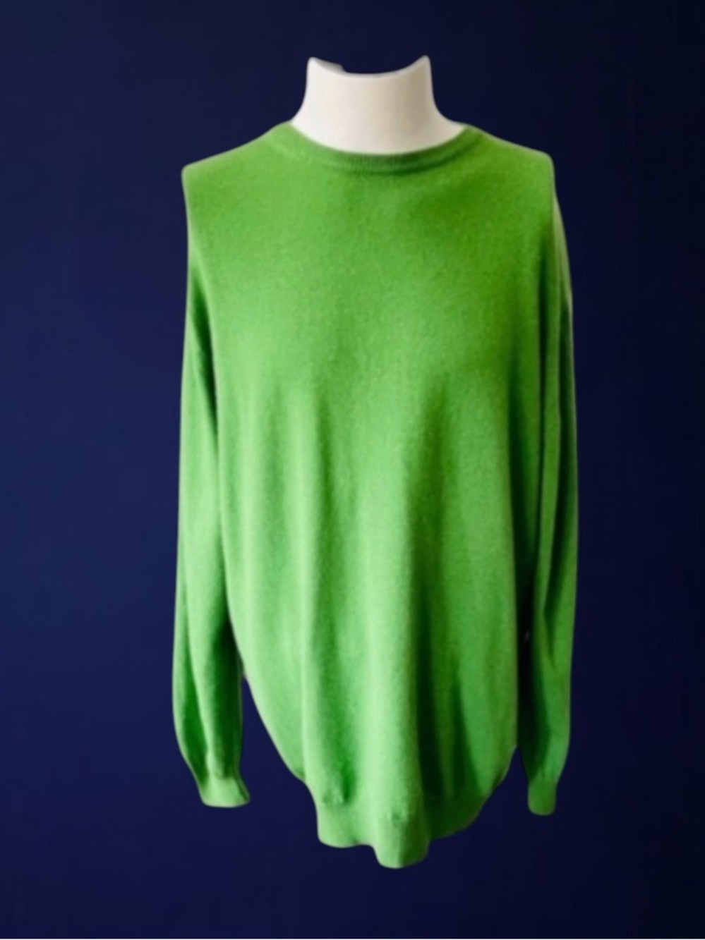 New! WILLIAM Cashmere Blend Green Sweater Size XXL ITALY